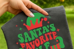 Santa's Favorite Elf SVG, Christmas Svg, Kids Christmas Gift Product Image 2