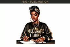 Melanin Millionaire, Girl Boss Planner Icon, Inspirational Product Image 2