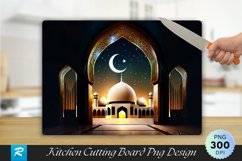 Islamic Cutting Board Sublimation Design Product Image 1