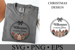 Willkommen in Unserem Zuhause Svg | Christmas | Shirt Svg Product Image 3