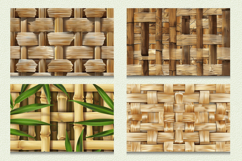 Bamboo Weaving Cutting Boards sublimation Design Product Image 2