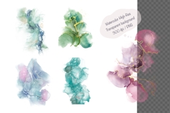 Alcohol Ink Shapes Clipart Product Image 4