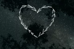 Floral heart frame SVG PNG EPS Product Image 2
