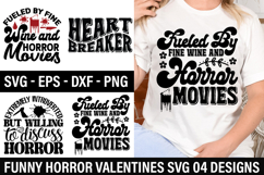 Funny Horror Valentine's Day SVG Design - extremely introver Product Image 1