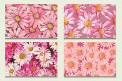 Pink Daisy Flowers Cutting Boards sublimation Design Product Image 2