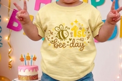 First Bee Day Svg, First Birthday Girl Svg, One Birthday Svg Product Image 3