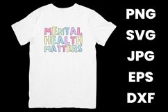 Colorful Mental Health Matters, Mental Health Awareness SVG Product Image 2