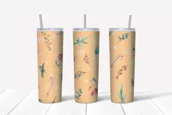 Christmas Nice Gnome Girls Skinny tumbler wrap design Product Image 4