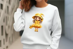 Fruits Little Princess Sublimation Clipart Product Image 2