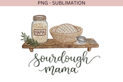 Sourdough Mama PNG | Rustic Baking Clipart | Cottagecore Product Image 2