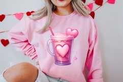 Valentine Coffee Cup Sublimation Clipart Product Image 2