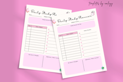 Aesthetic Daily Study Planner Template for Canva Digital S Product Image 2