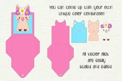 Cute Pig | Birthday Gift Card Holder | Paper Craft Template Product Image 2