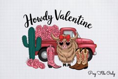 Howdy valentine PNG, Funny Valentine Sublimation PNG Product Image 1
