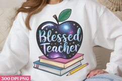 Blessed teacher PNG, Teacher Appreciation Sublimat Product Image 1