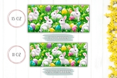 Cartoon Spring Mug Design, Easter Bunnies Mug Sublimation Product Image 2