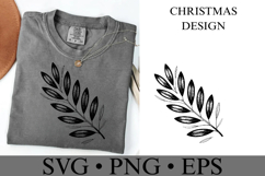 Christmas Leaves Svg | Christmas svg | Shirt Svg Product Image 2