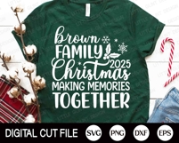 Funny Christmas Family 2025 SVG | Xmas Family Matching Shirt Product Image 3