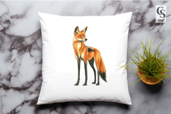 Red Fox Clipart Sublimation PNG Product Image 3