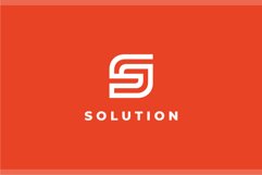 Letter S round logo design vector template Product Image 2