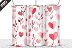 Lovely Hearts Tumbler Design | Valentine&#039;s Day Tumbler Wrap Product Image 3