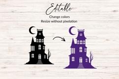 Scary Haunted House SVG, Halloween SVG Product Image 2
