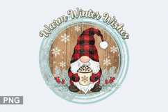 Warm winter wisher Sublimation - Christmas PNG Design Product Image 1