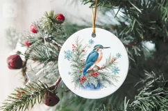 Watercolor Kingfisher cliparts. 2 PNG sublimation Product Image 3