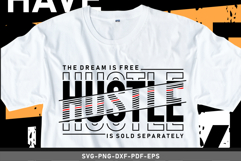 Hustle Slogan Quote T shirt Design SVG Product Image 1