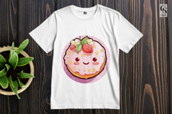 Cute Floral Donut Clipart Sublimation PNG Product Image 2