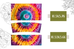 Colorful Tie Dye Tumbler Sublimation, Swirl 40 Oz Tumbler Product Image 2