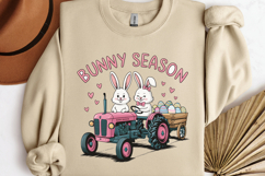 Bunny season PNG, Retro Easter Sublimation PNG Product Image 3