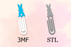 Paper Clips, Easter Bunny STL/3MF files for 3D Printing Product Image 2