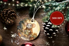 Christmas Ornament PNG, Christmas Sublimation Ornament PNG Product Image 2