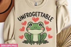Unfrogettable PNG, Funny Frog Sublima Product Image 3