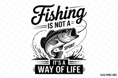 Fishing is not a sport svg | Fishing Svg | Svg Files Product Image 1