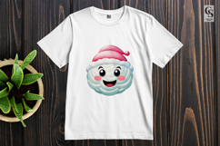 Cute Cream Swirl Cartoon Faces Clipart Sublimation PNG Product Image 2