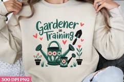 Gardener in training PNG, Gardening Sublimation PNG Product Image 1