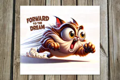 Funny cat | 4 skinny tumbler Sublimation designs, PNG Product Image 2