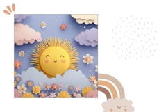 3D Summer Pillow Case, 3D Sun Pillow Design, Kids Pillow Product Image 2