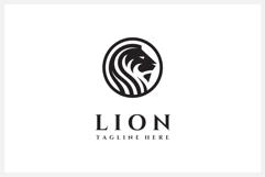 Lion Head Logo Design Vector Illustration Product Image 2