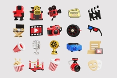 Movie Theater 3D Icon Collection Product Image 2