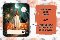 Halloween Pumpkins Gift Card, Kids Halloween Money Card Product Image 2