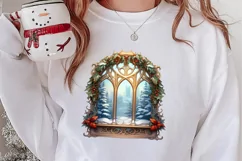 Fairy Christmas Sublimation Clipart, Fairy Christmas PNG Product Image 2