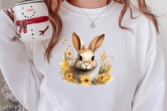 Gold Christmas Watercolor Clipart Sublimation, Christmas PNG Product Image 2