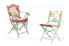 Garden, Ephemera, PNG, Junk Journal, Watercolor, clipart Product Image 2