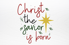 Farmhouse Christian Christmas Sign SVG Product Image 2
