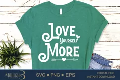Love Yourself More SVG PNG Sublimation|Couple Lover Product Image 2