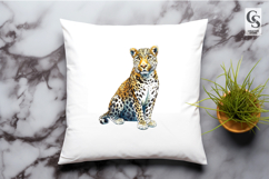 Watercolor Leopard Clipart Sublimation PNG Product Image 3