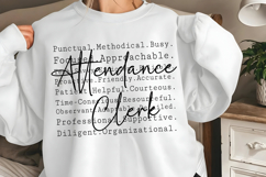 Attendance Clerk SVG Product Image 2